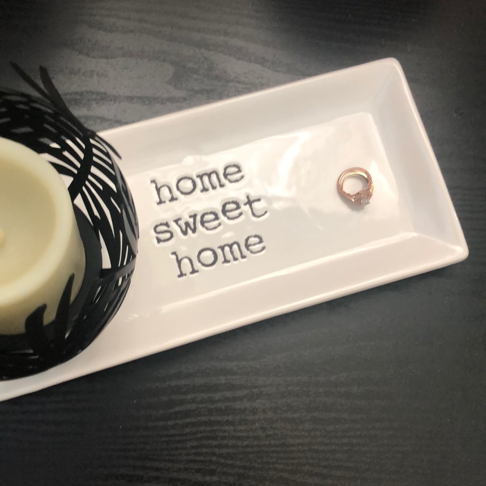 NEW home sweet home tray
